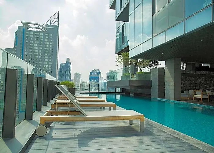 Bangkok&pool&bts Nana&mrt Sukhumvit&max4ppl#7f37 酒店 曼谷